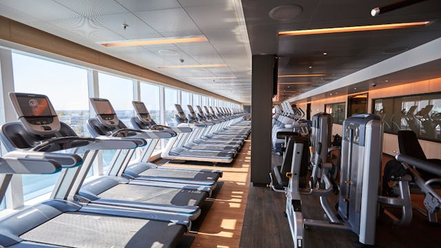 Fitness Centre on Majestic Princess