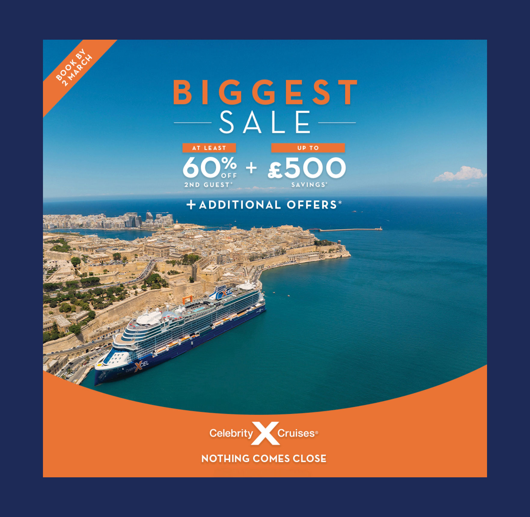 CELEBRITY CRUISES BIGGEST SALE