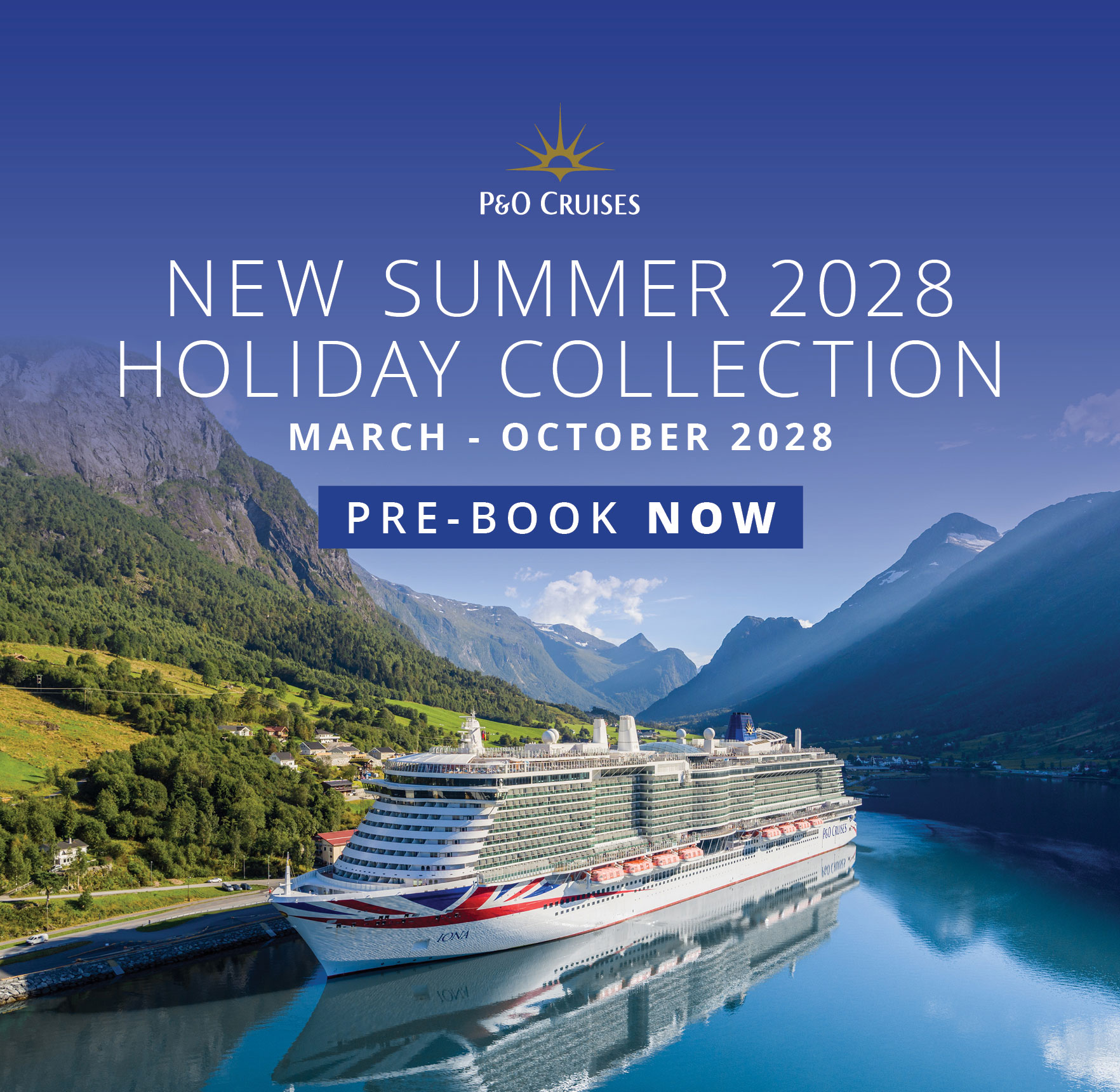 NEW P&O Cruises SUMMER 2028 COLLECTION