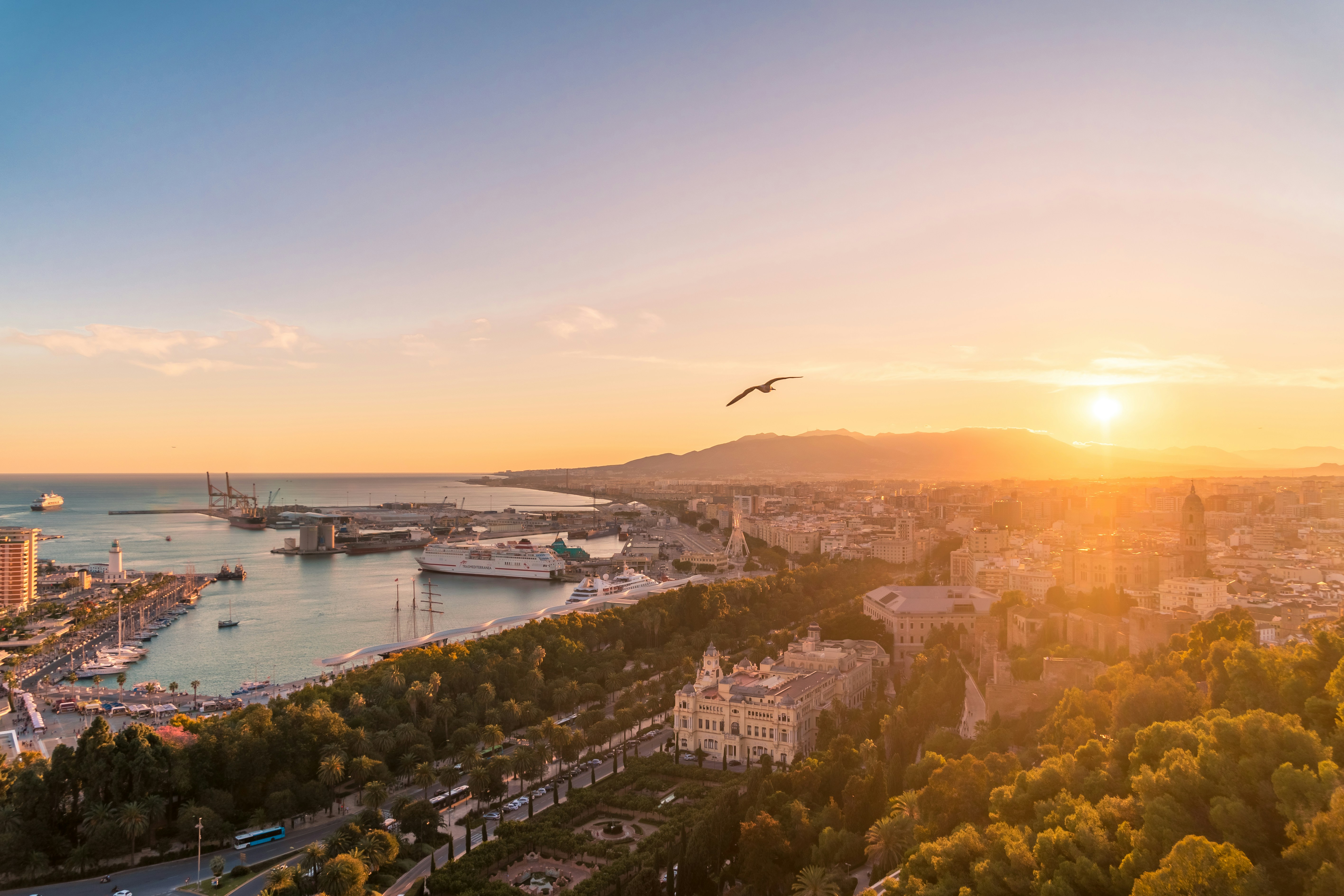 Malaga sunset