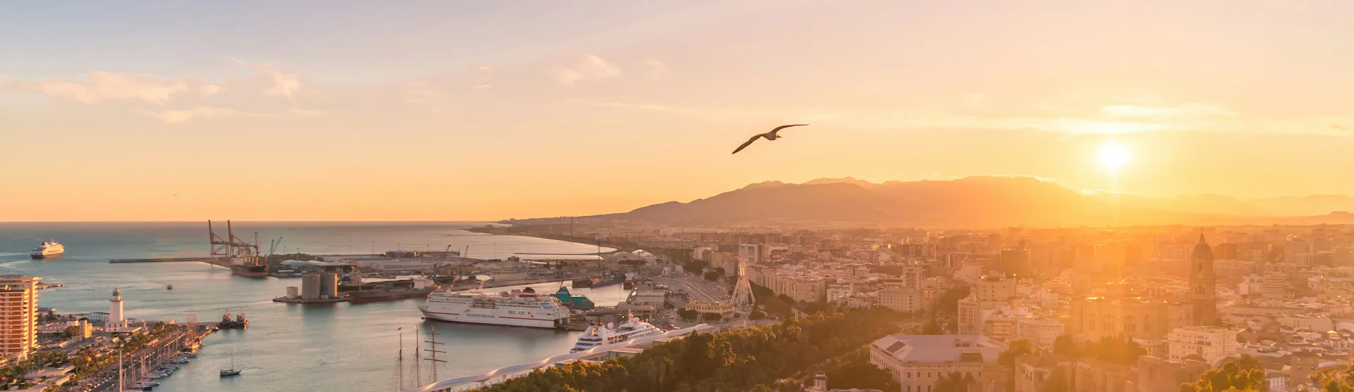 Malaga sunset