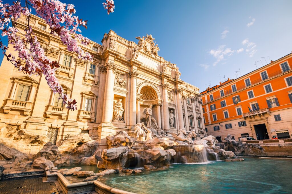 Fountain di Trevi in Rome